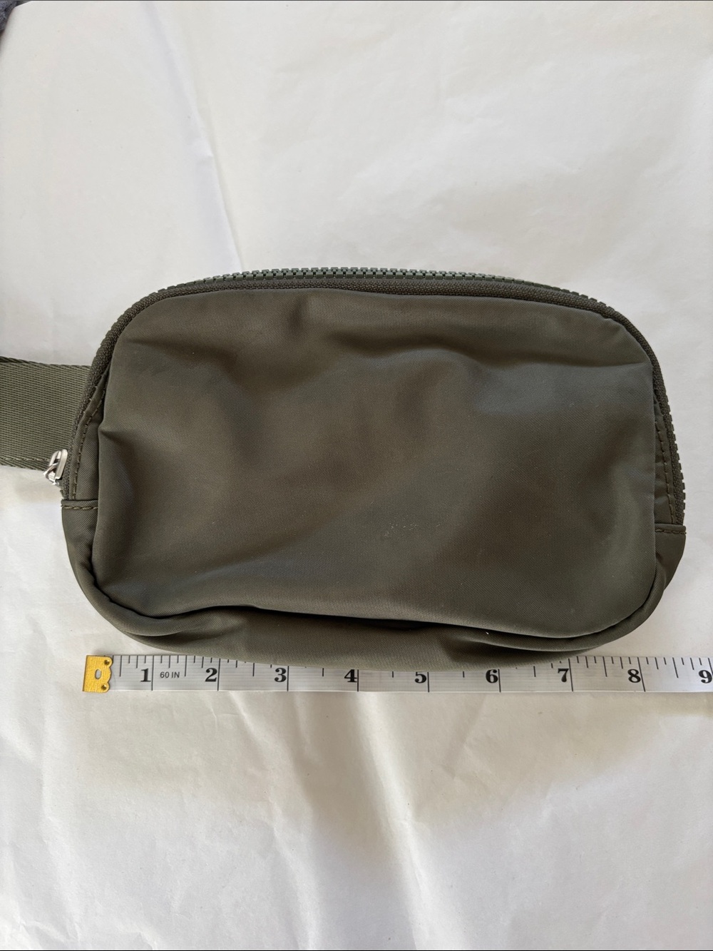 Quince Revive Olive Green Nylon Belt Bag